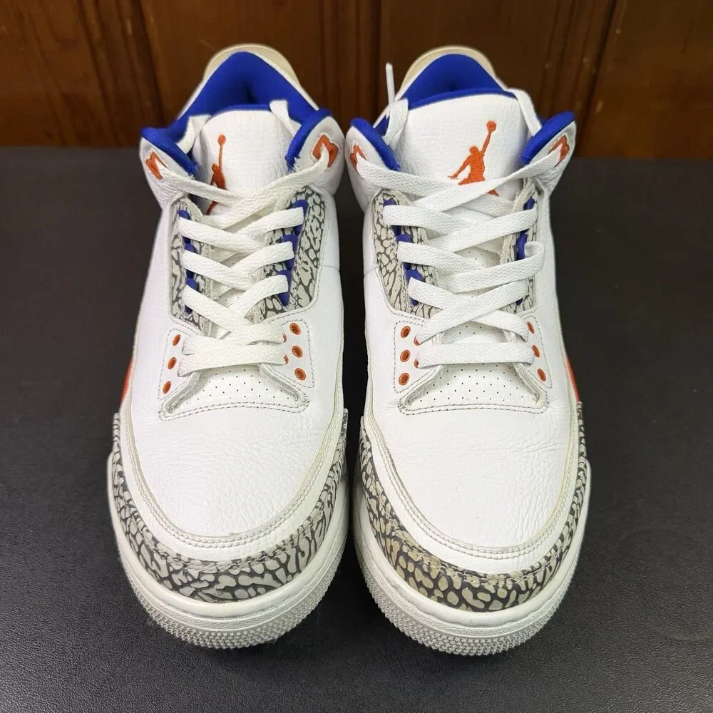 Jordan 3 Retro Knicks New York Size 10.5 Men (136064-148) No Box Used Condition